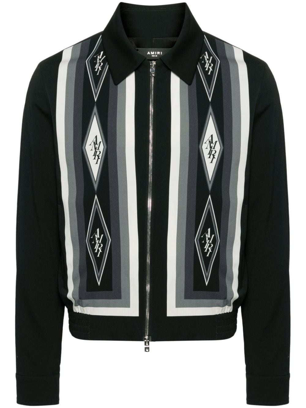 AMIRI Bomberjacke mit Logo-Print - Schwarz von AMIRI