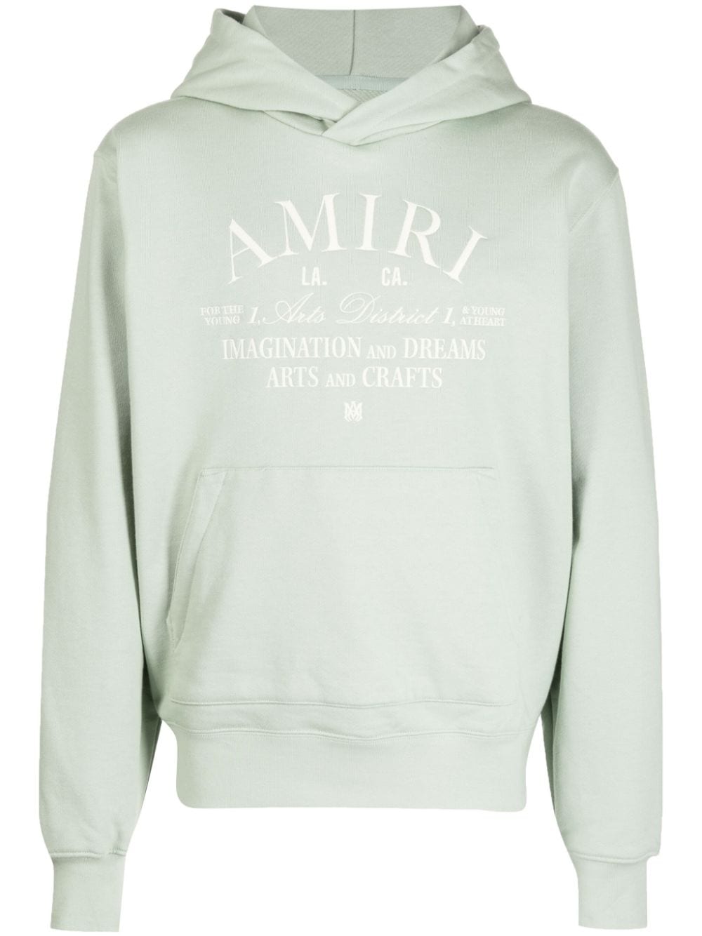 AMIRI Hoodie mit Logo-Print - Grün von AMIRI