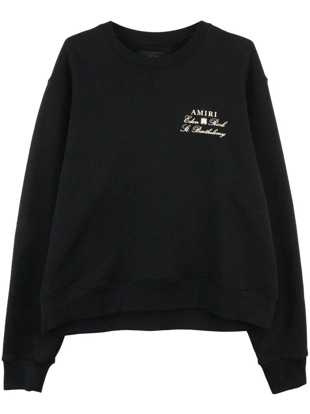 AMIRI Sweatshirt mit Logo-Print - Schwarz von AMIRI