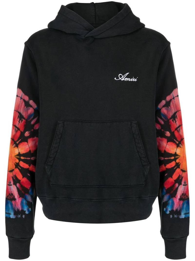 AMIRI Hoodie mit Batik-Print - Schwarz von AMIRI