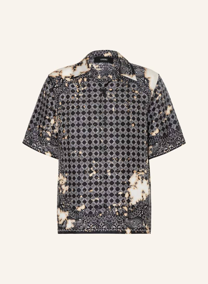 Amiri Resorthemd Relaxed Fit Aus Seide schwarz von AMIRI