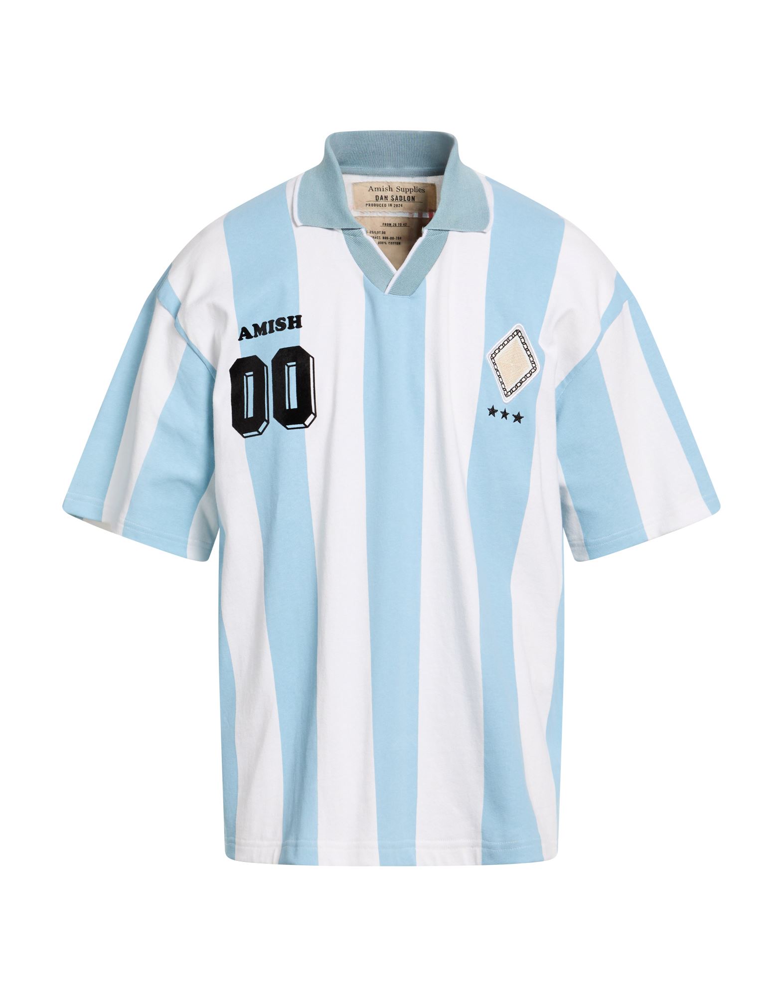 AMISH SUPPLIES T-shirts Herren Himmelblau von AMISH SUPPLIES