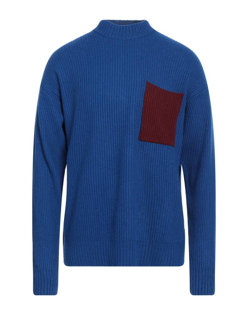 AMISH SUPPLIES Rollkragenpullover Herren Königsblau von AMISH SUPPLIES