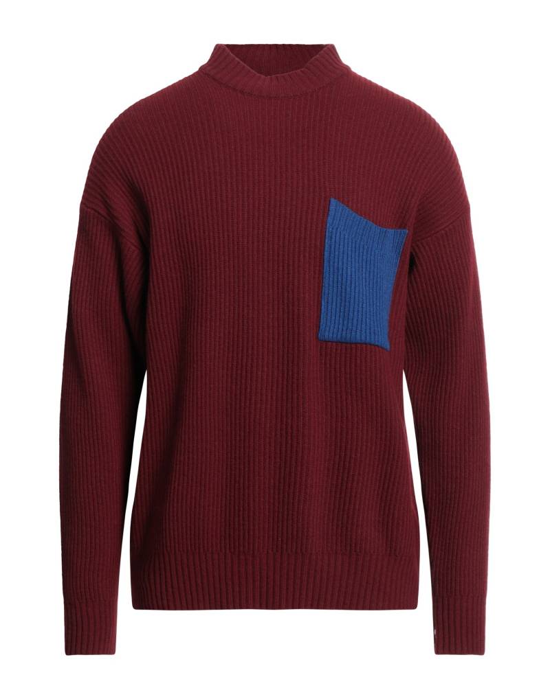 AMISH SUPPLIES Rollkragenpullover Herren Ziegelrot von AMISH SUPPLIES