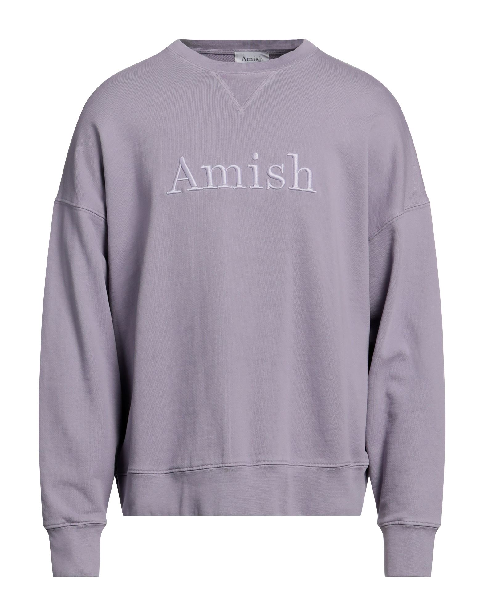 AMISH Sweatshirt Herren Flieder von AMISH