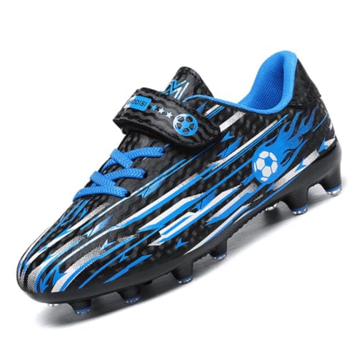 AMLCWZ Fußballschuhe Jungen Kinder Halle Trainingsschuhe Mädchen Sportliche Fußballschuh Turf Football Schuhe Unisex Kids Fussballschuhe von AMLCWZ