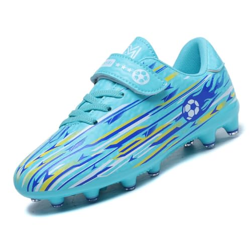 AMLCWZ Fußballschuhe Jungen Kinder Halle Trainingsschuhe Mädchen Sportliche Fußballschuh Turf Football Schuhe Unisex Kids Fussballschuhe von AMLCWZ