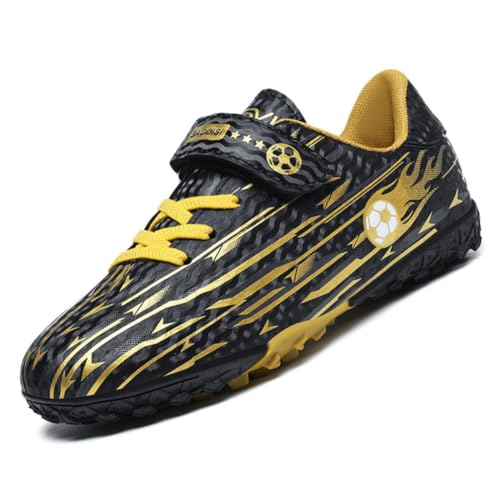 AMLCWZ Fußballschuhe Jungen Kinder Halle Trainingsschuhe Mädchen Sportliche Fußballschuh Turf Football Schuhe Unisex Kids Fussballschuhe von AMLCWZ
