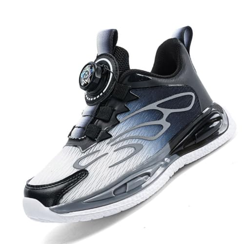 AMLCWZ Hallenschuhe Für Jungen Kinder Tennisschuhe Freizeitschuhe Outdoor Laufschuhe Jugendliche Turnschuhe Sportschuhe Mesh Atmungsaktiv Kinderschuhe Sneaker von AMLCWZ