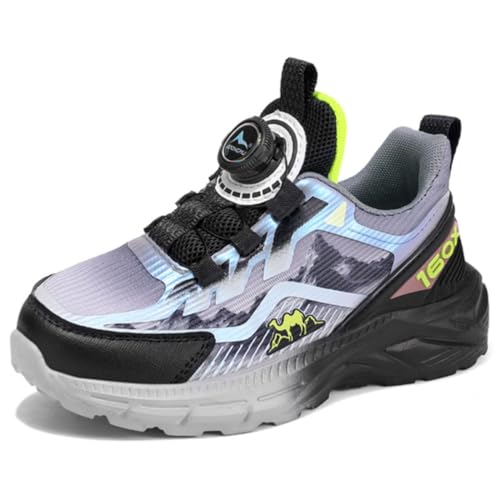 AMLCWZ Hallenschuhe Für Jungen Turnschuhe Mädchen Hallenschuhe Kinder Sportschuhe Jungen Laufschuhe Mesh Atmungsaktiv Tennisschuhe Kinderschuhe Outdoor Sneaker von AMLCWZ