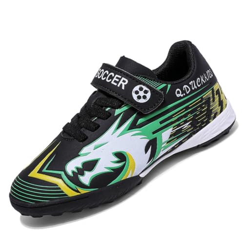 AMLCWZ Kinder Fußballschuhe Jungen Kunstrasen FussballschuheTrainingsschuhe Mädchen Outdoor Football Schuhe atmungsaktiv Professionelle Fußballschuhe von AMLCWZ