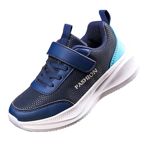 AMLCWZ Kinder Hallenschuhe Jungen Turnschuhe Kinder Sportschuhe Mesh Atmungsaktiv Laufschuhe Kinderschuhe Sneaker Tennisschuhe Freizeitschuhe Outdoor Laufschuhe von AMLCWZ