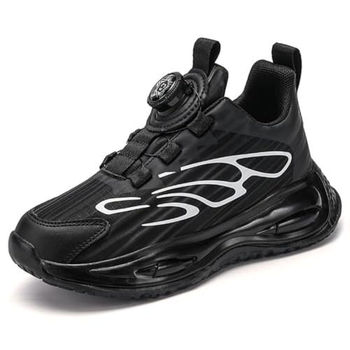 AMLCWZ Laufschuhe Jungen Wasserdicht Leder Turnschuhe Wanderschuhe Kinder Sneaker Jugendliche Leicht Outdoor Sportschuh Freizeit Hallenschuhe von AMLCWZ