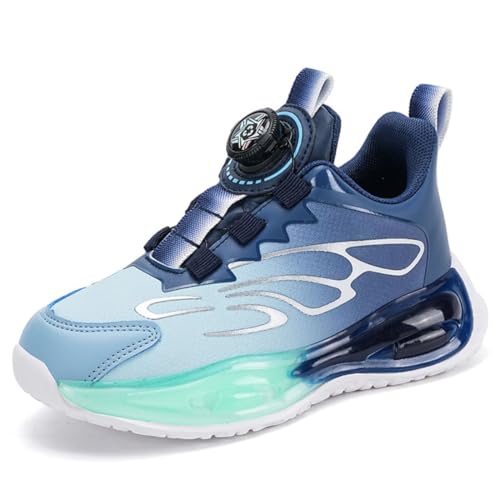 AMLCWZ Laufschuhe Jungen Wasserdicht Leder Turnschuhe Wanderschuhe Kinder Sneaker Jugendliche Leicht Outdoor Sportschuh Freizeit Hallenschuhe von AMLCWZ