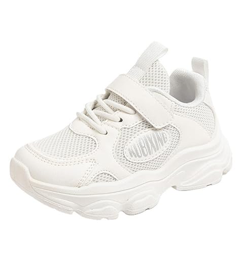 AMLCWZ Mädchen Turnschuhe Kinder Sportschuhe Laufschuhe Tennisschuhe Mesh Atmungsaktiv Hallenschuhe Outdoor Fitnessschuhe Sneaker von AMLCWZ