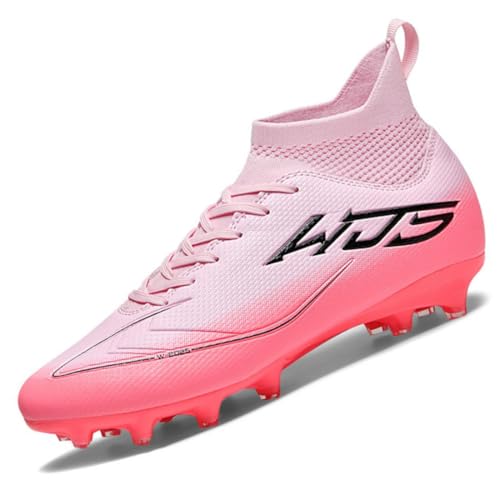 Fußballschuhe Herren High Top Fussballschuhe Outdoor Athletic Competition Training Schuhe Jugendliche Natural Grass Fußball Stiefel Professional Athletic Sports Schuhe Kicking Competition Schuhe von AMLCWZ