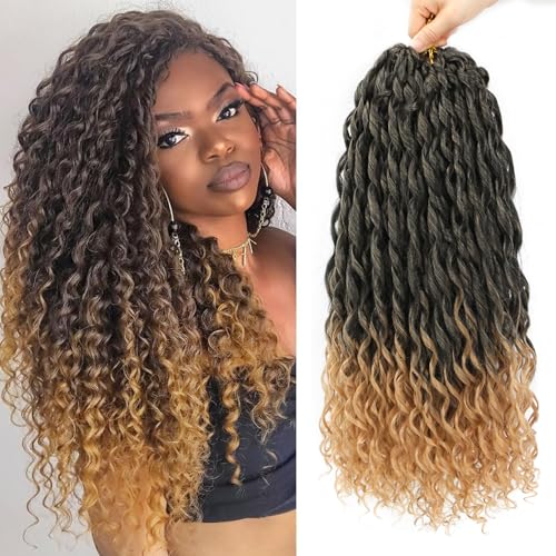AMLUCKS 6 Packs 18 Inch Curly Crochet Hair Passion Twist Pre-looped Crochet Braids Hair Ocean Deep Wave Braiding Hair Long Water Wave Crochet Synthetic Hair Extensions for Women Girl (T1B/27#, 18inch) AMLUCKS 6 Packs 18 Inch Curly Crochet Hair Passion Twist Pre-looped Crochet Braids Hair Ocean Deep Wave Braiding Hair Long Water Wave Crochet Synthetic Hair Extensions for Women Girl (T1B/27#, 18inch) von AMLUCKS