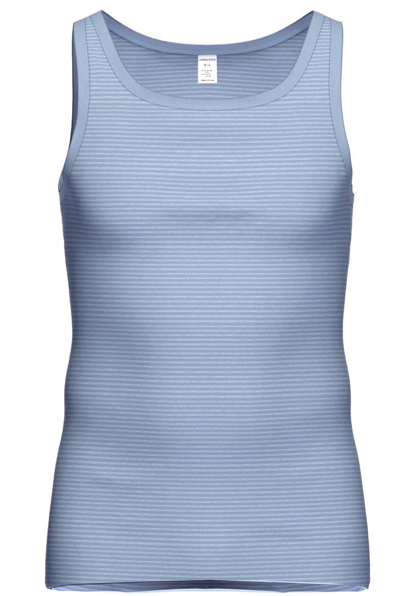 AMMANN - 170 Jeans Unterhemd hellblau - Gr. - 7 von AMMANN