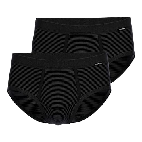 Ammann 2er Pack Herren Unterhose Unterwäsche Slip Brief Classic, Farbe:Grau, Größe:7, Artikel:-183 anthrazit von Ammann