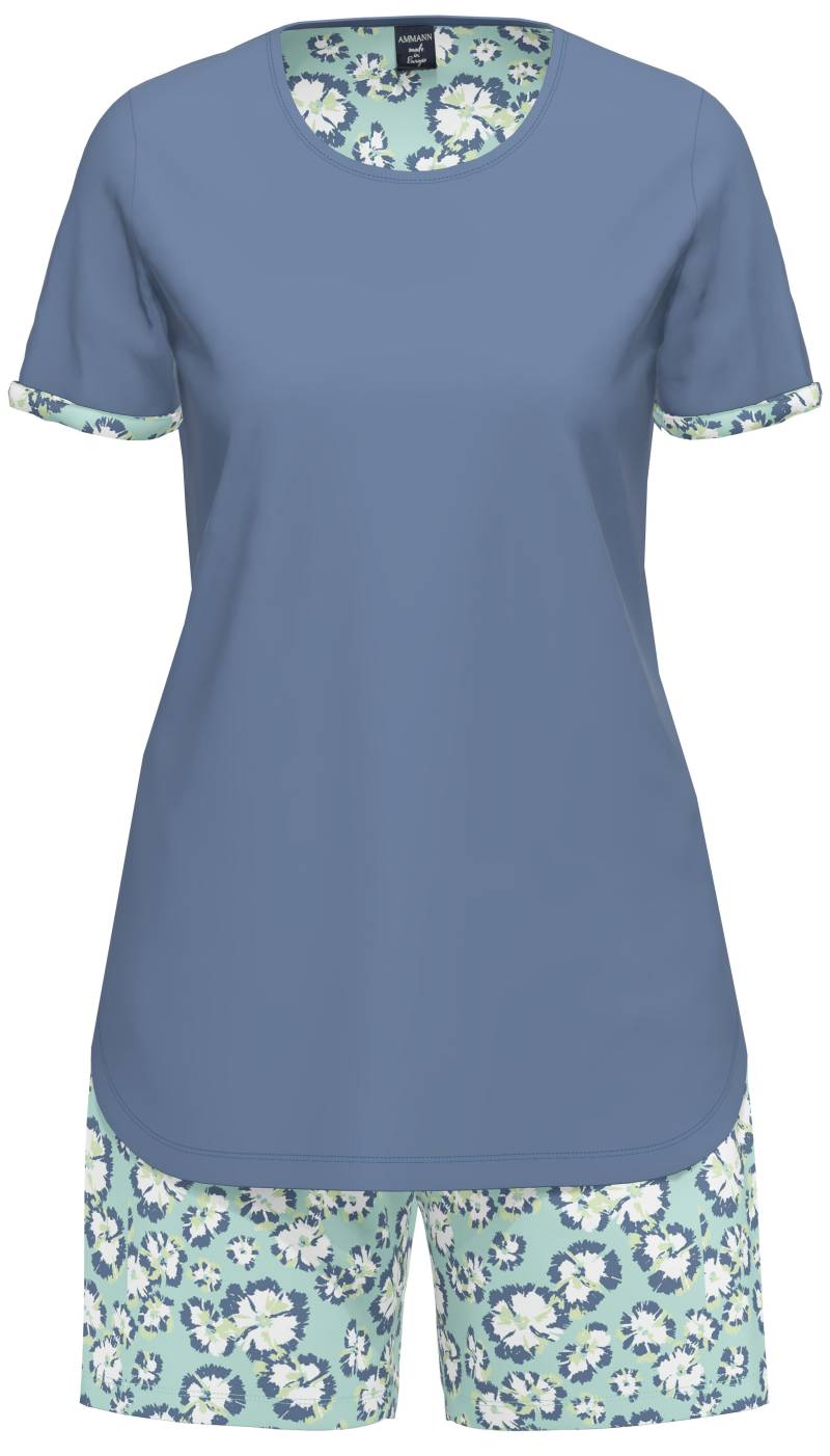 AMMANN - Brenda BW/Modal Pyjama kurz WM true navy - Gr. - 40 von AMMANN