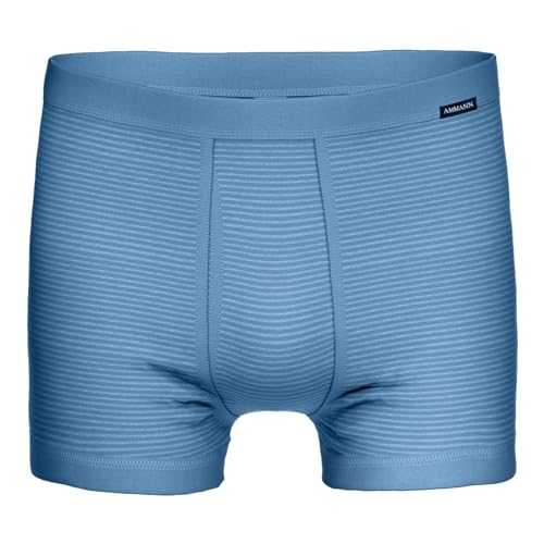 AMMANN Herren Unterhose Unterwäsche Boxershort Jeans Classic Short, Farbe:Blau, Größe:6, Artikel:-125 hellblau von Ammann