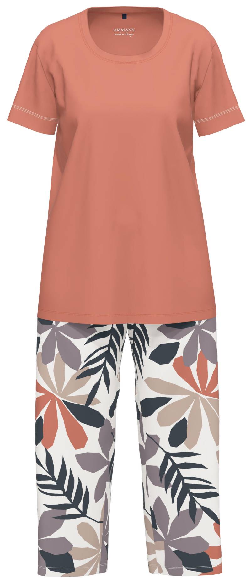 AMMANN - Manouk BW/Modal Pyjama 7/8 WM emberglow - Gr. - 46 von AMMANN
