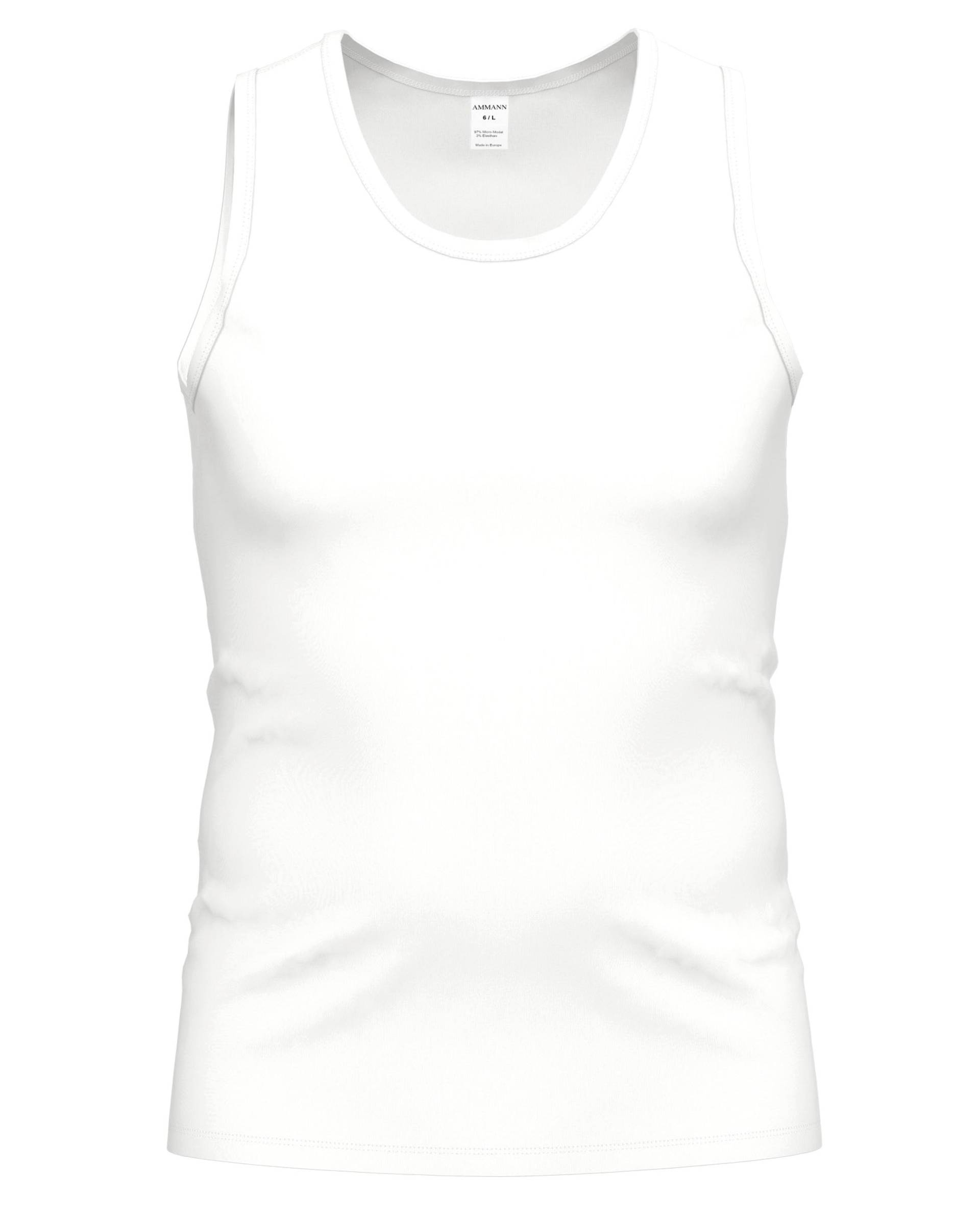AMMANN - Micro Modal Tank Top weiss - Gr. - L von AMMANN