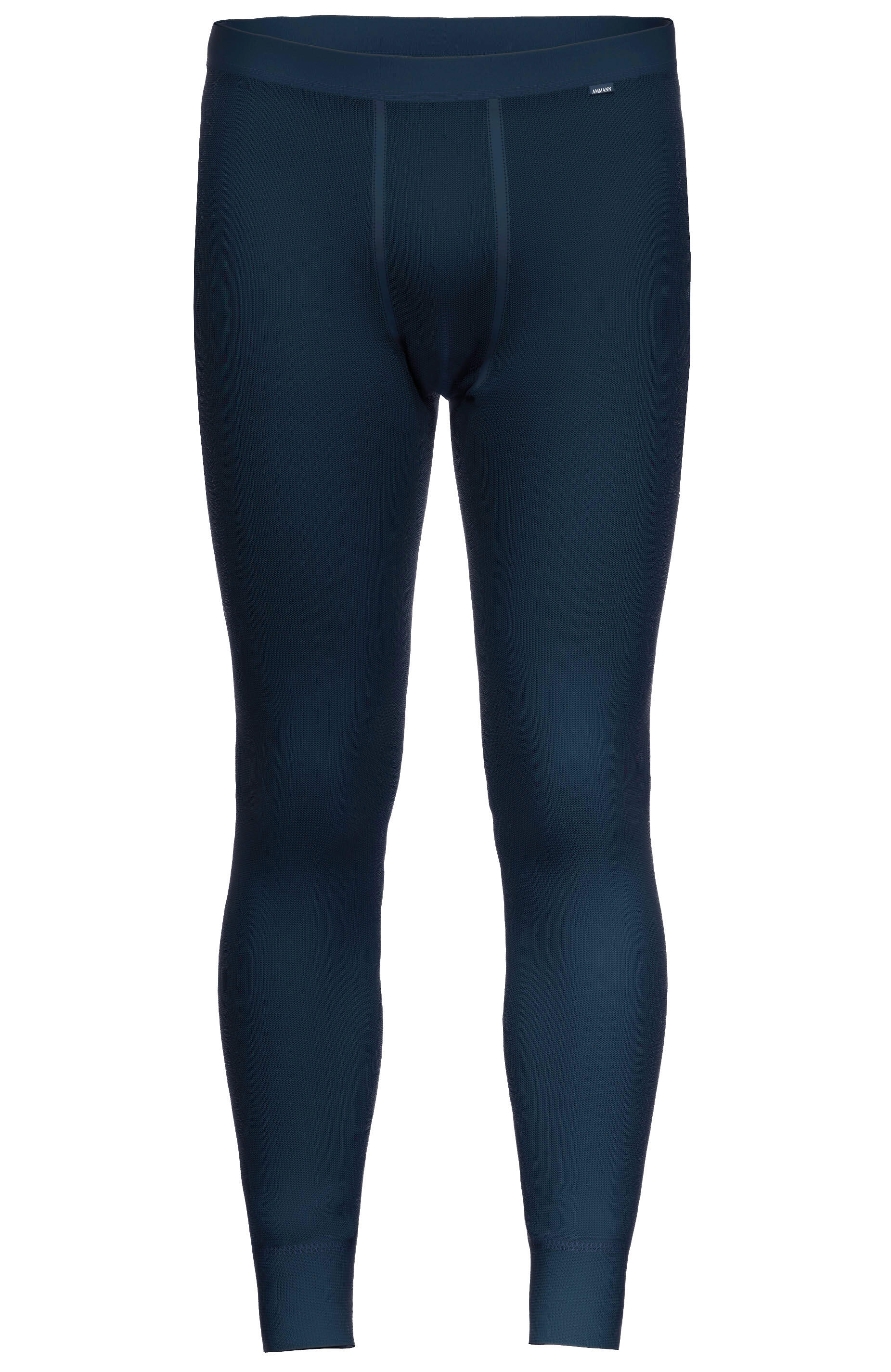 AMMANN - Org 300 Feinripp Hose lang nightblue - Gr. - 8 von AMMANN