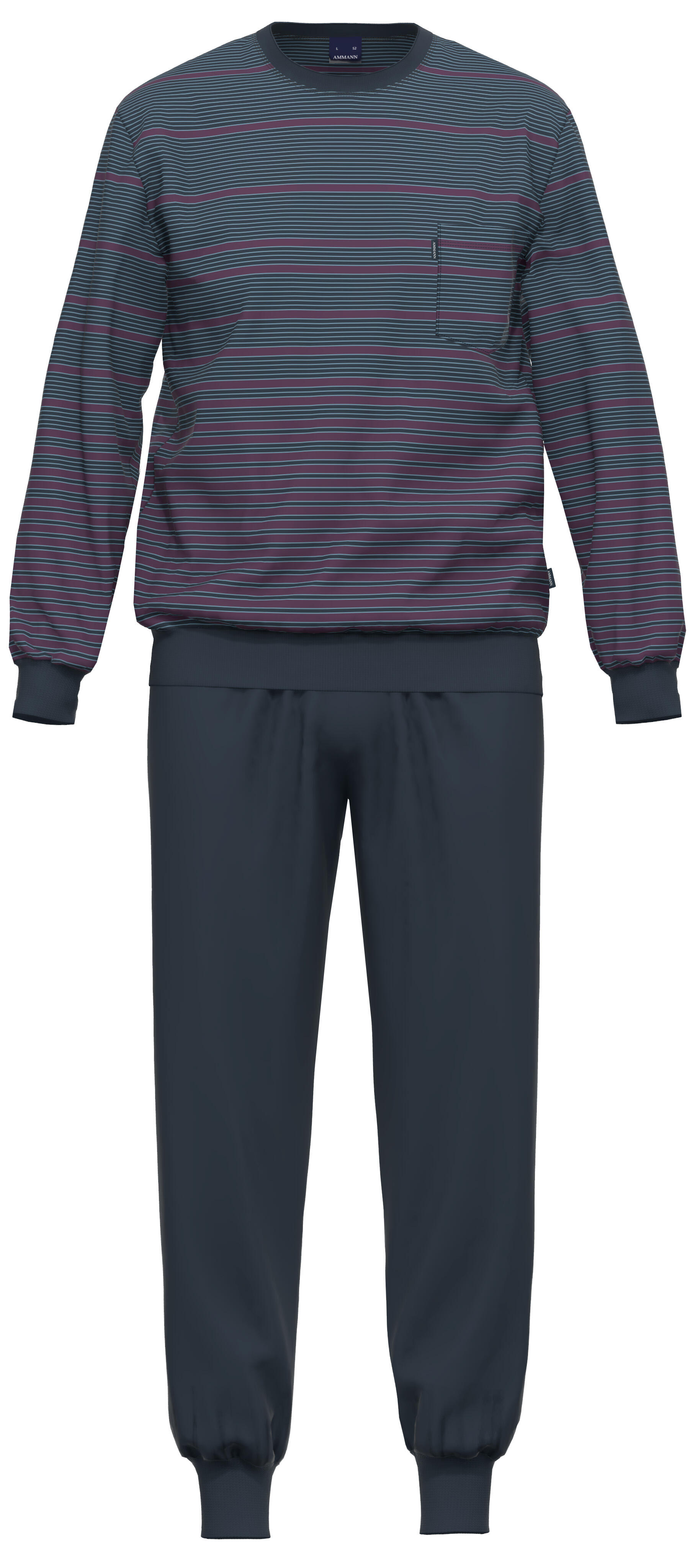 AMMANN - Org Ballina SA lang Rundhals dunkelblau - Gr. - 50 von AMMANN