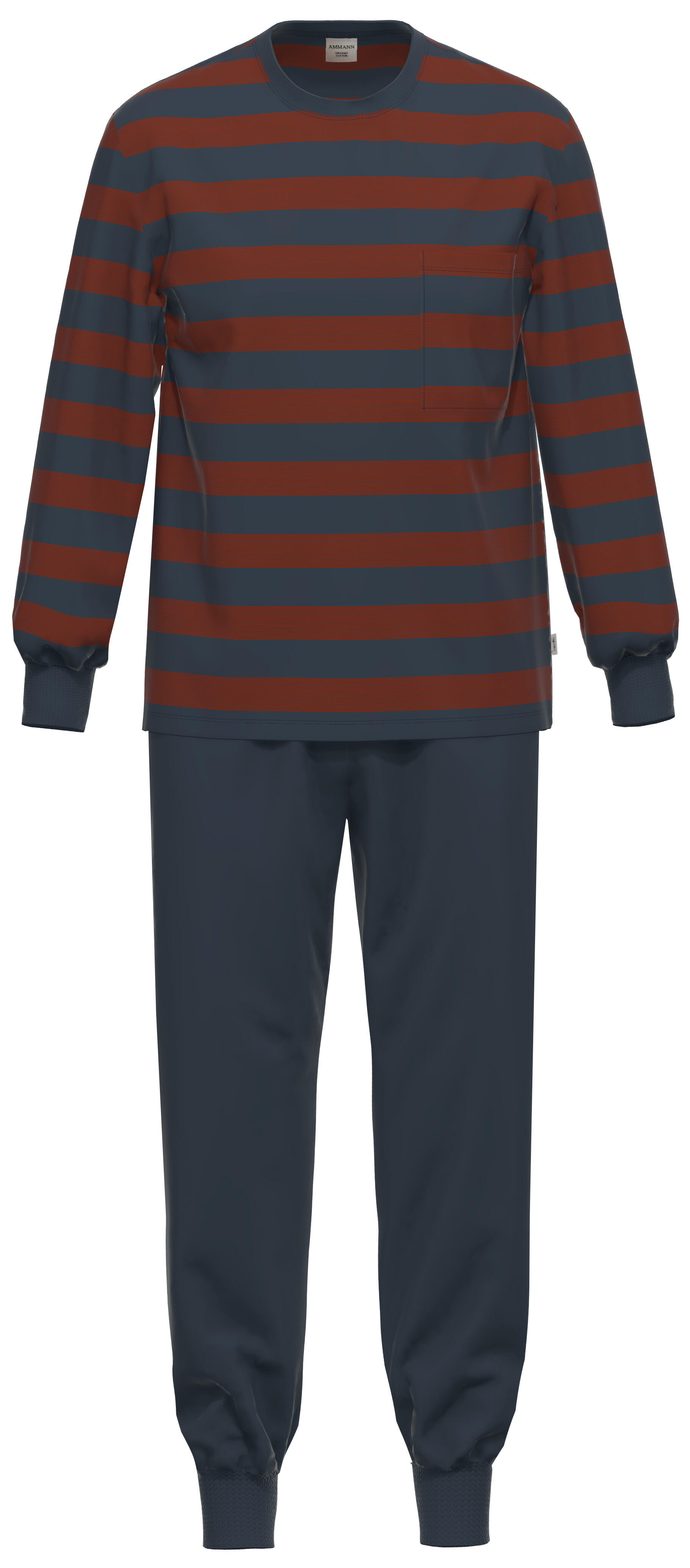 AMMANN - Org Clare SA lang Rundhals brick red - Gr. - 48 von AMMANN