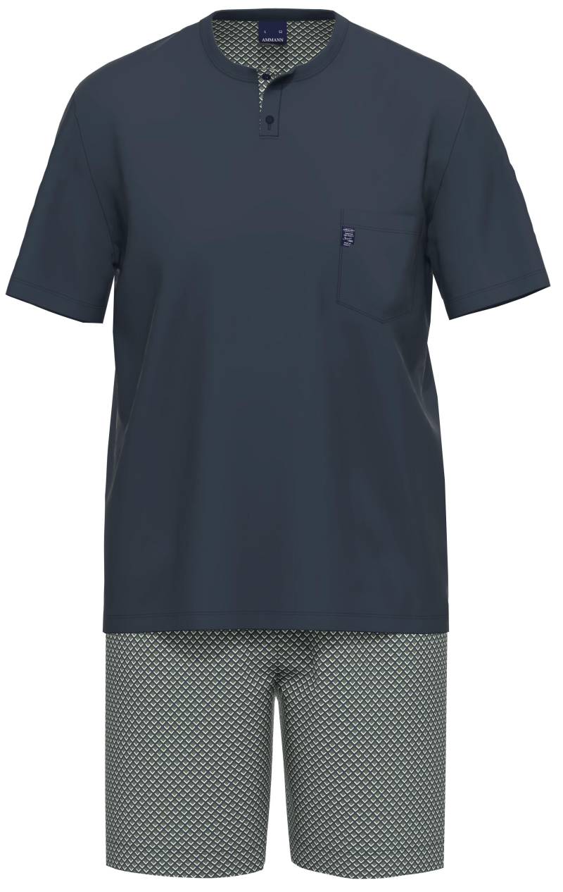 AMMANN - Org Imola SA kurz Knopfleiste deep green - Gr. - 54 von AMMANN