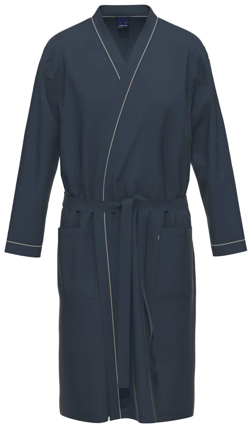 AMMANN - Org Iowa Morgenmantel dunkelblau - Gr. - 48 von AMMANN