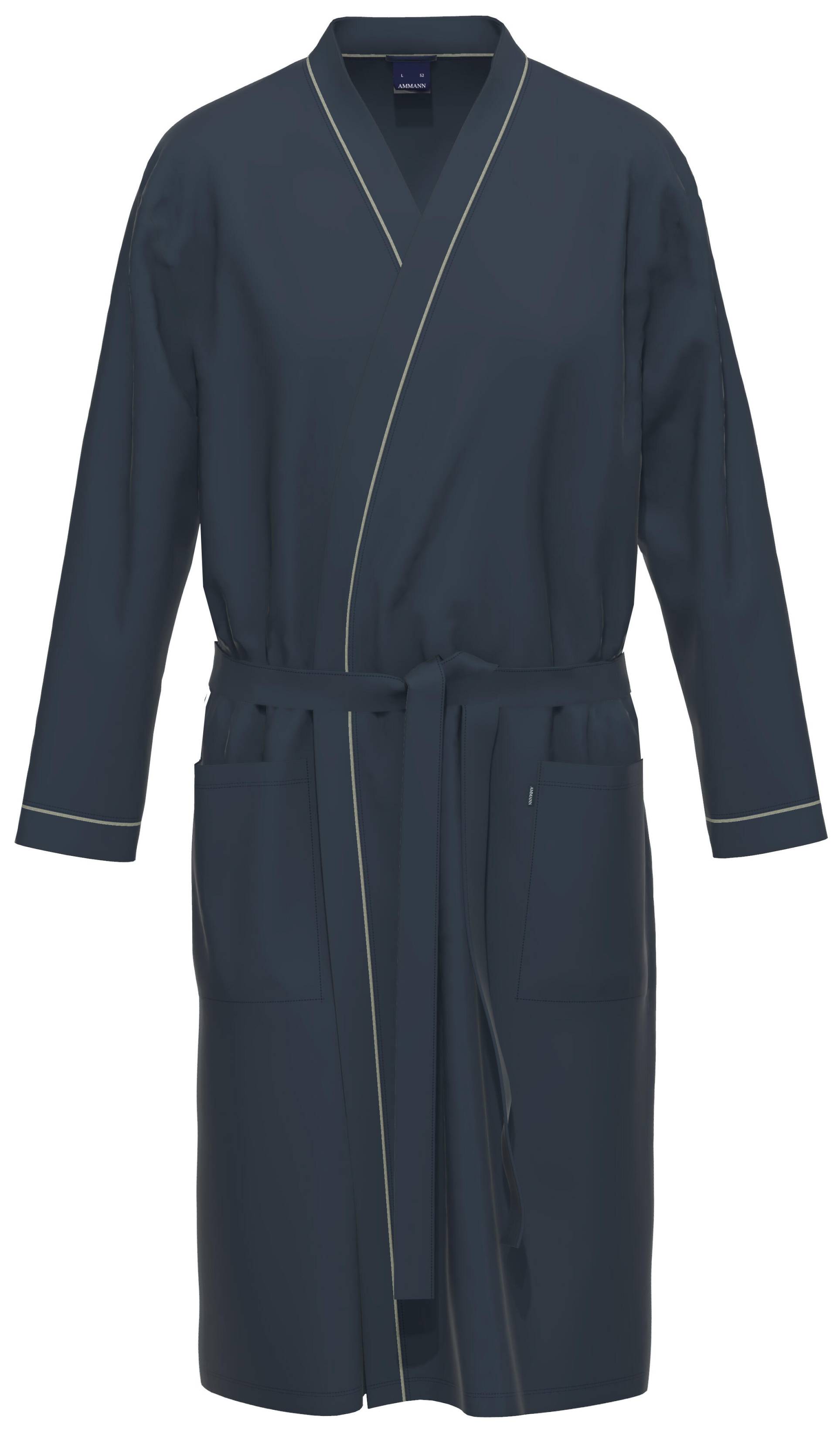 AMMANN - Org Iowa Morgenmantel dunkelblau - Gr. - 56 von AMMANN