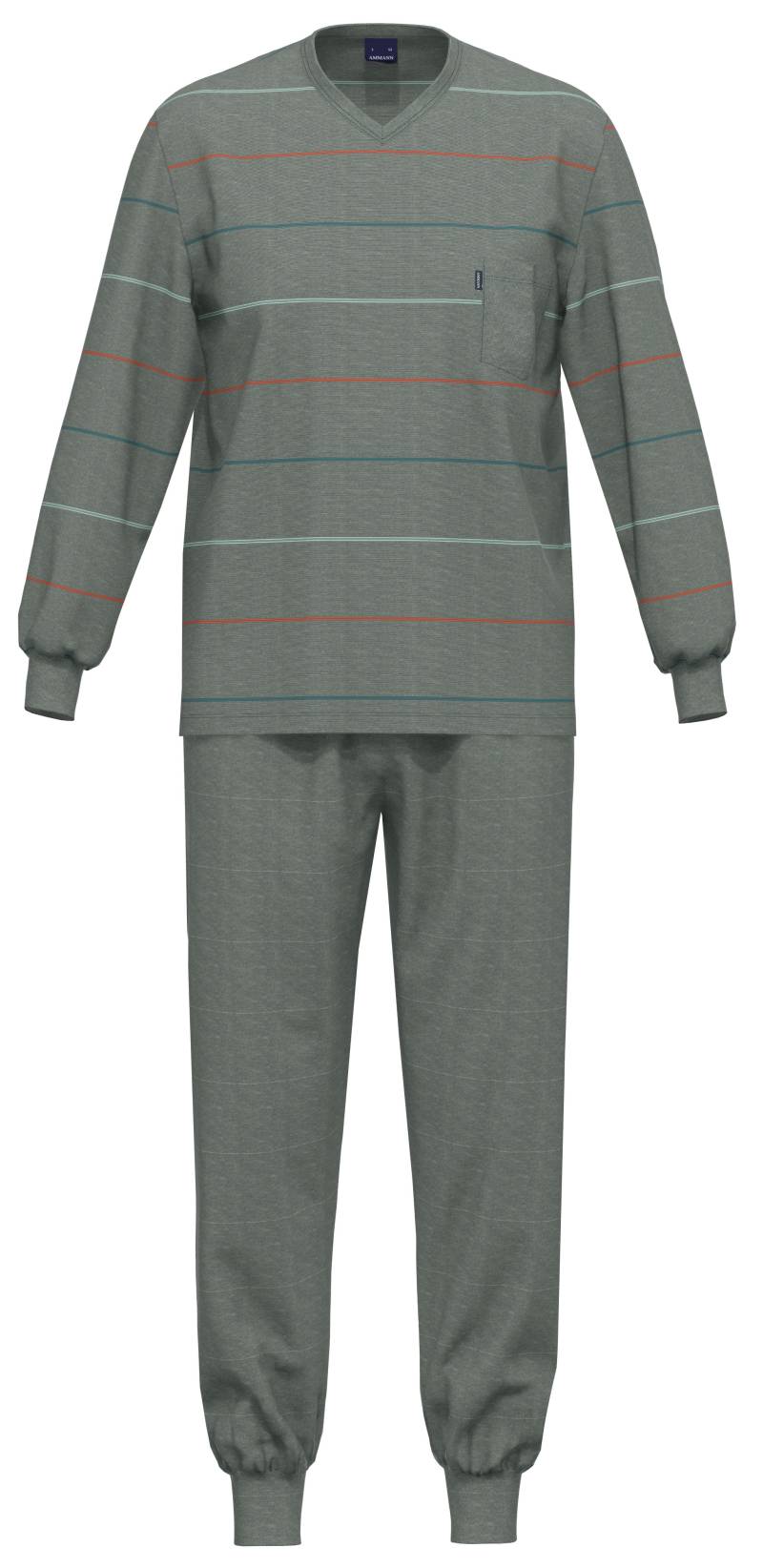 AMMANN - Org Iriomote SA lang V Hals graumelange - Gr. - 54 von AMMANN