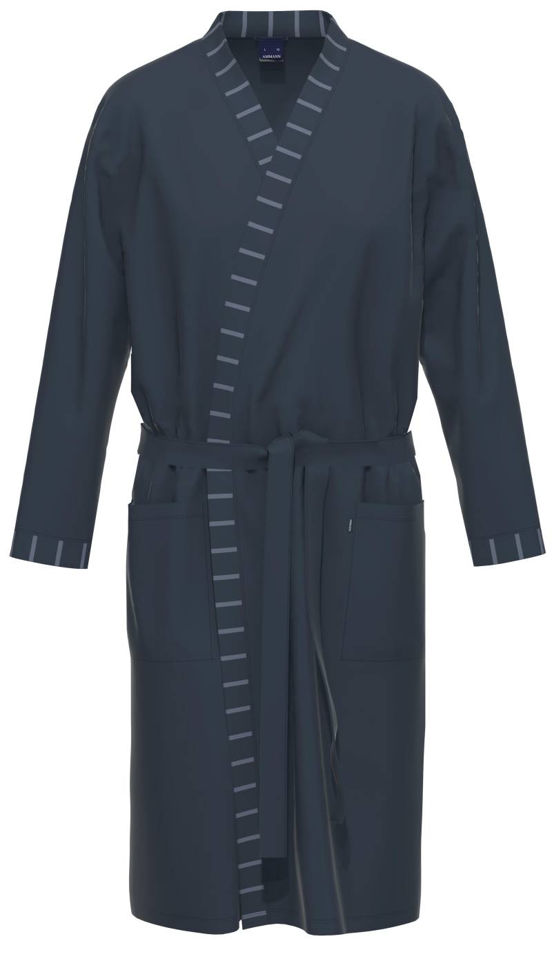 AMMANN - Org Morgenmantel nightblue - Gr. - 54 von AMMANN