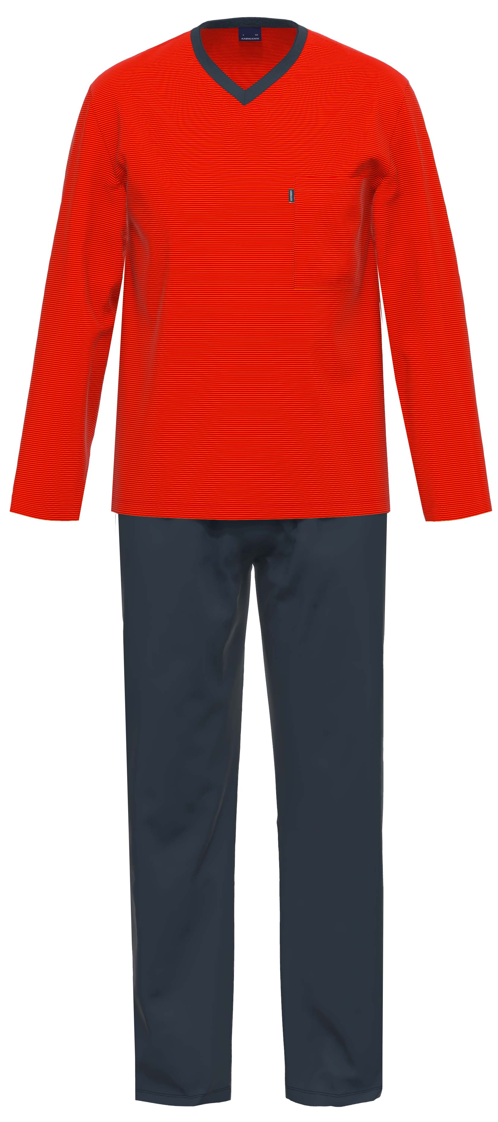 AMMANN - Org Qatar Sa lang V Hals rot - Gr. - 52 von AMMANN