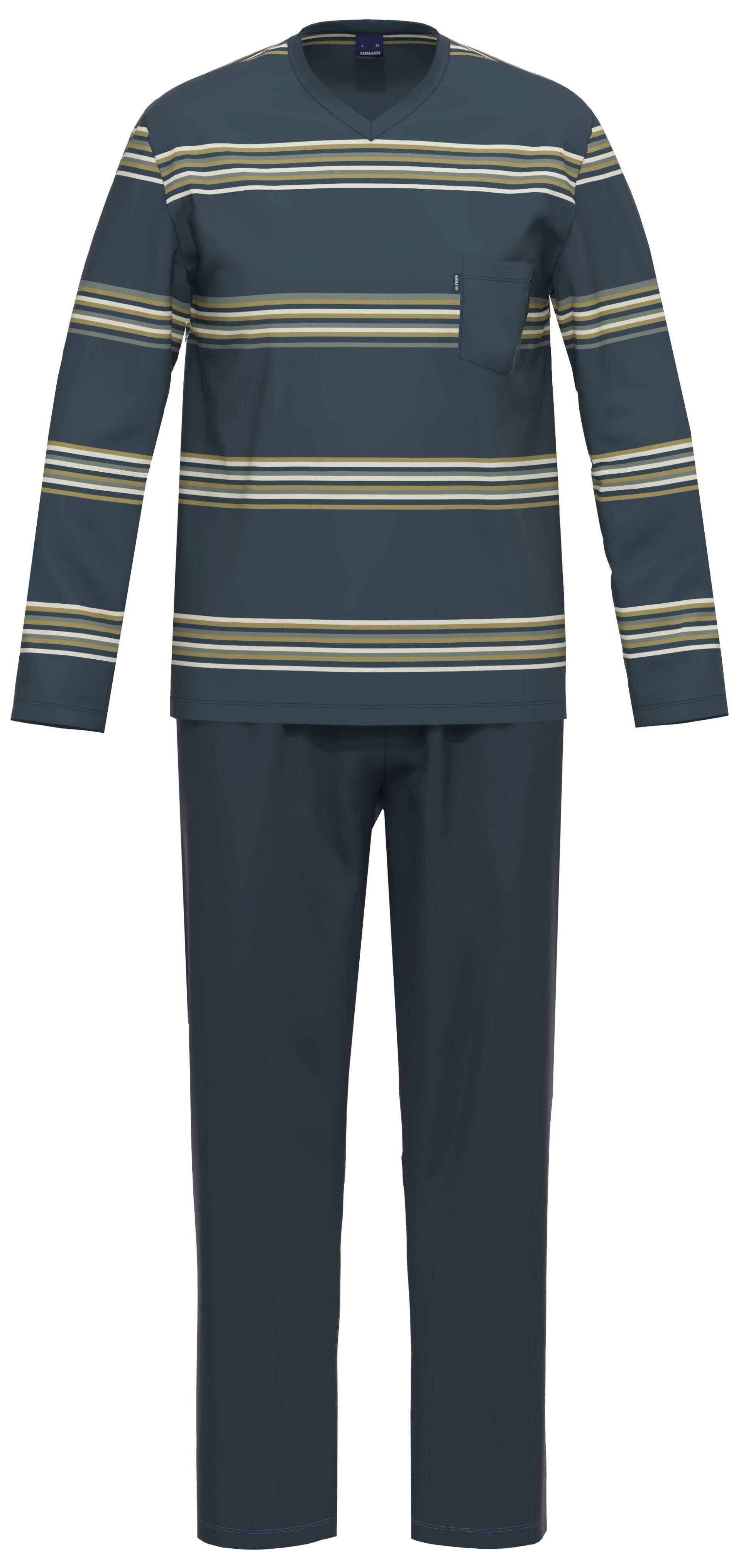 AMMANN - Org Sapporo SA lang V Hals dunkelblau - Gr. - 52 von AMMANN