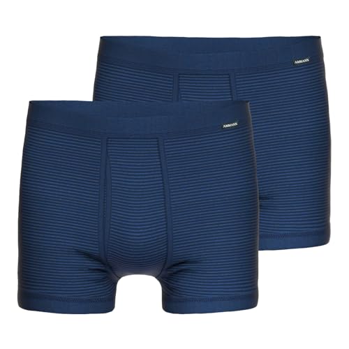 Ammann Herren Unterhosen kurz mit Eingriff | 2 Stück (5XL, dunkelblau) von Ammann