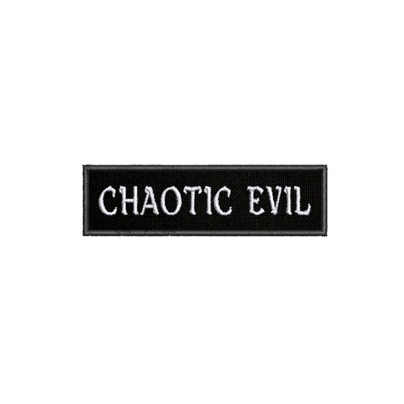 Chaotic Evil Alignment Gesticktes Bügelbild Aufbügler Sew On Geeks & Gamers Anime Pathfinder Dnd Benutzerdefinierte Abzeichen Für Rucksack Weste von AMODesignsByAtlas