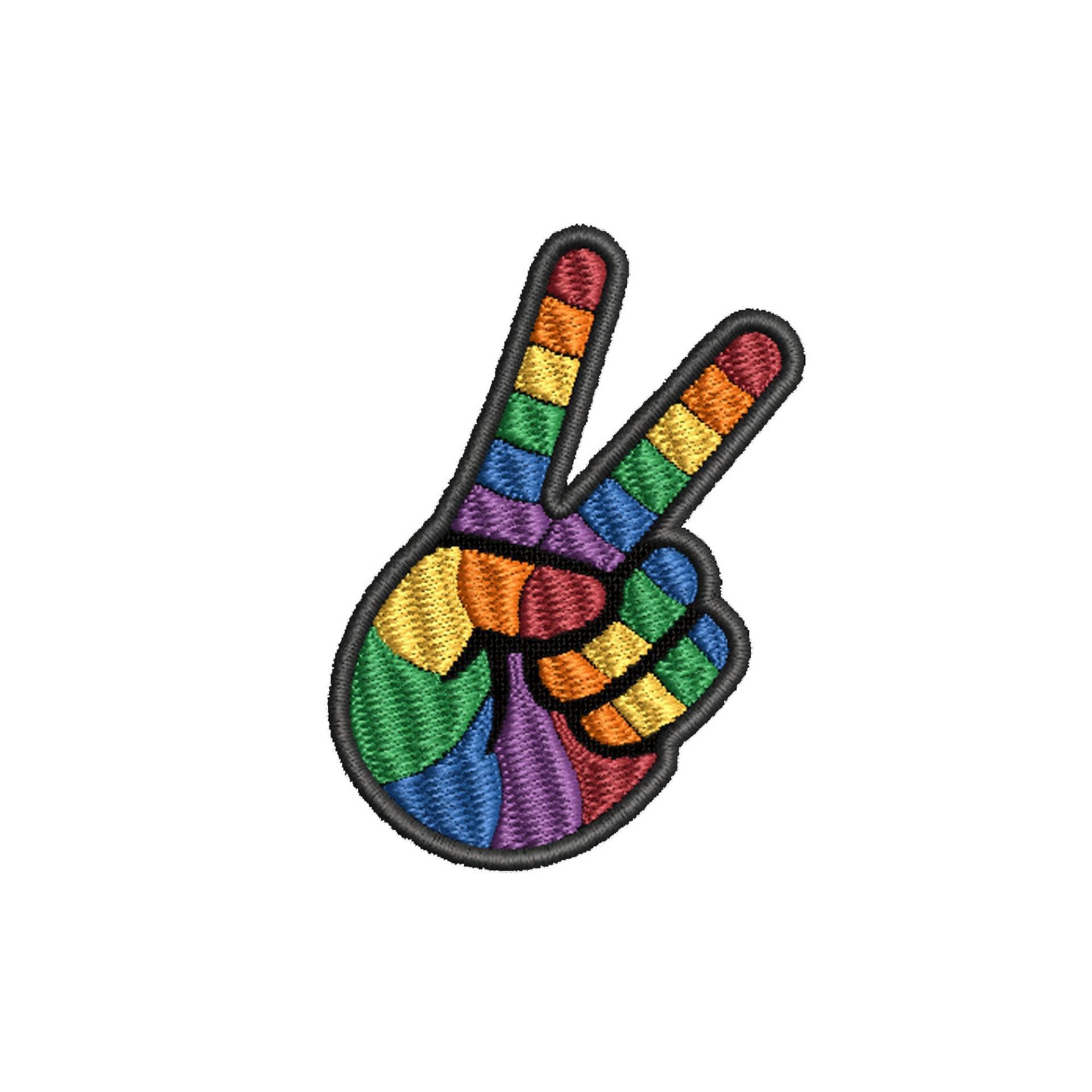 Pride Peace Zeichen Lgbtqa + Liebe Gestickt Aufbügler Hippie Woodstock Blume Boho Spaß Individuell Für Rucksack Taschen Weste Jacke Kleidung Jeans Pride Peace Zeichen Lgbtqa + Liebe Gestickt Aufbügler Hippie Woodstock Blume Boho Spaß Individuell Für Rucksack Taschen Weste Jacke Kleidung Jeans von AMODesignsByAtlas