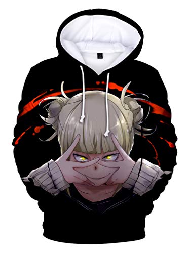 AMOMA Herren Anime My Hero Academia Hoodie Unisex 3D Digitaldruck Freizeit Cosplay Kapuzenpullover(XL,Color25) von AMOMA