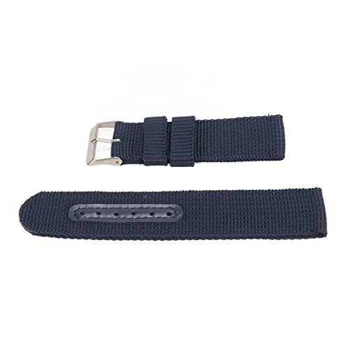 AMONIDA Canvas-Uhrenarmband, 22 Mm Ergonomisches, Elastisches Uhrenarmband für die Reise für Männer und Frauen von AMONIDA