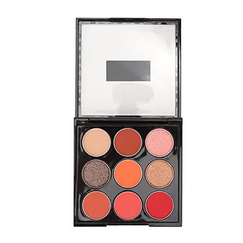 Augen-Make-up-Palette, Langlebiges Geburtstagsgeschenk, Hochpigmentierter, Sicherer, Matter Glitzer-Lidschatten für Make-up-Künstler in der Gästetoilette (04#) von AMONIDA