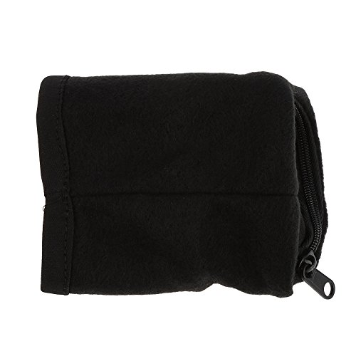 Handgelenktasche mit Reißverschluss, 5 Farben, Armbandtasche, Armband-Geldbörse für Outdoor-Sport, Laufen, Joggen, Fitnessstudio (Schwarz) von AMONIDA