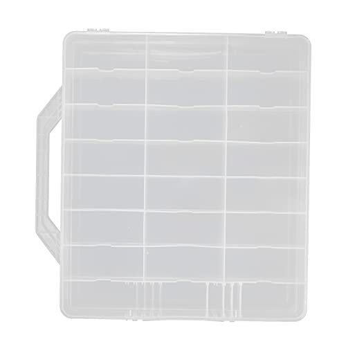 Nagellack-Aufbewahrungskoffer, transparent, robust, verschleißfest, einfach, elegant, Nagellack-Organizer für Nagelstudio, Zuhause für Nail Art School von AMONIDA