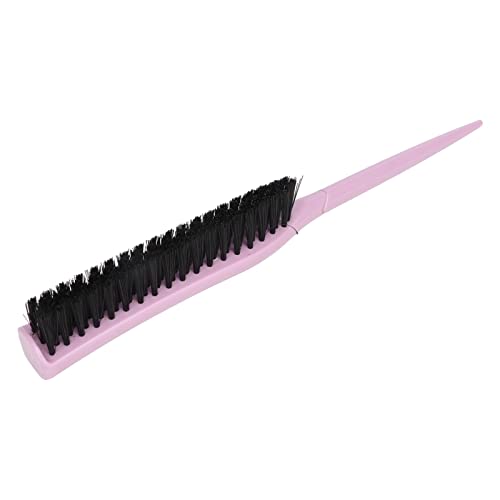 Teasing Hair Brush, Sleek Bun Bürste, Purple Erhöhen Sie das Haarvolumen Bart Teasing Brush Sleek Bürste Toupierbürste für Reisen für Frauen (Helles Lila) von AMONIDA