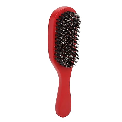 Weiche Nylon-Haarbürste, Glättende Bartbürste, Professionelle Pflege, Ergonomisch, für Männer und Frauen für zu Hause von AMONIDA