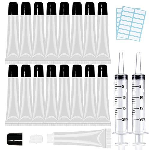 AMORIX 50 Stück 20ml Lip Gloss Leere Tube Lip Gloss Tube Lip Gloss Tube Lip Gloss Tube Lip Gloss Lip Gloss Tube Lip Gloss Lip Gloss Tube 20ml von AMORIX
