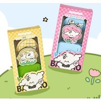 AMORTALS - Puppy Hug Powder Puff Set with Case - 2 Types Set B (2pcs & Case) von AMORTALS