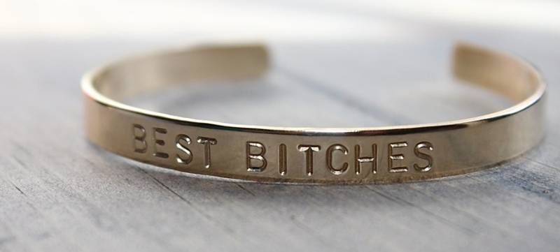 Besten Hündinnen Manschette Armband, Beste Freunde, Schwestern Besten Hündinnen Manschette Armband, Beste Freunde, Schwestern von AMORco